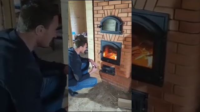 Прямоточная печь-камин с духовкой смотреть онлайн