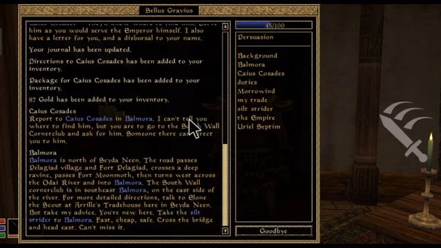 Letsplay Morrowind Android 1: first mission Seyda Neen смотреть онлайн