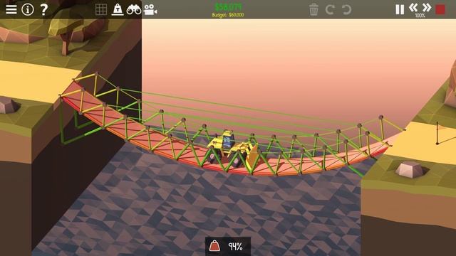 Poly Bridge 2: 3-02 Big Dipper UNDER BUDGET PERFECT SOLVED смотреть онлайн