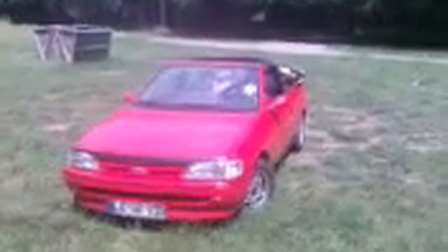 ford escort cabrio doing donuts in Paulesti ;) смотреть онлайн