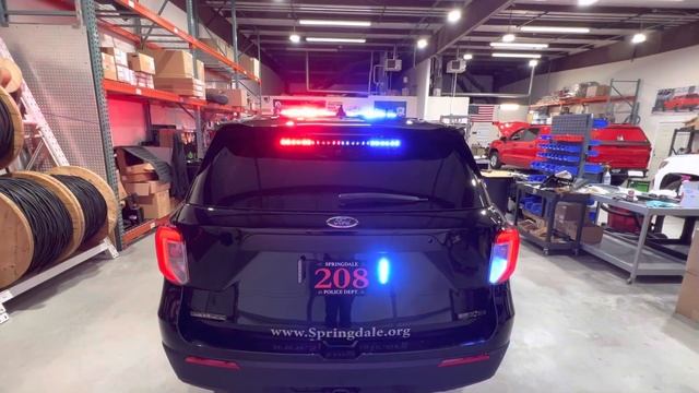 2023 Ford Police Interceptor SUV for the City of Springdale Police Dept. All SoundOff Signal..! смотреть онлайн