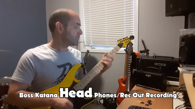 Boss Katana Mini vs Head v1: Phones / Rec output recording test смотреть онлайн