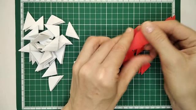 Варианты соединения треугольных модулей оригами смотреть онлайн