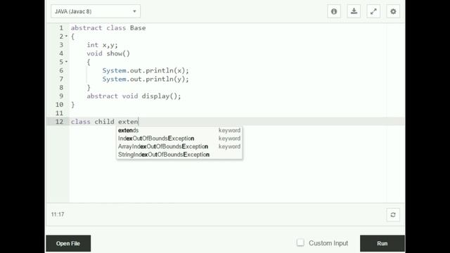 Abstract Class and Interface in Java смотреть онлайн