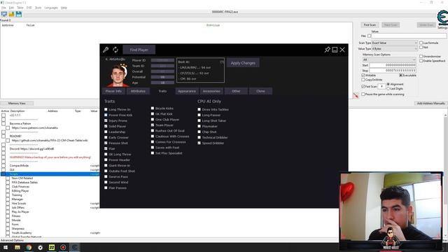 FİFA 22 KARİYER MODU BÜTÜN DETAYLAR - FİFA 22 CHEAT TABLE NASIL İNDİRİLİR VE KURULUR(TÜRKÇE ANLATIM