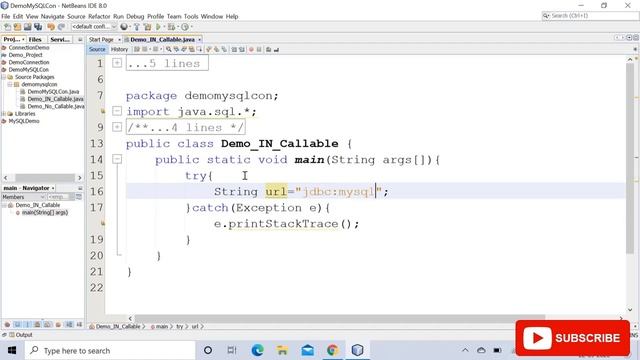 JDBC | CallableStatement : how to call an IN Parameterized Procedure from MySQL to Java Application смотреть онлайн