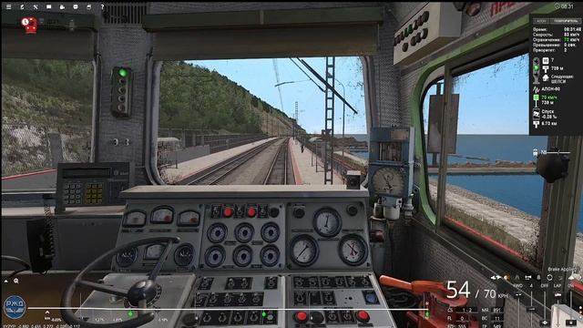 Хозяйственным поездом до Лазаревского. Trainz Railroad Simulator 2019. смотреть онлайн