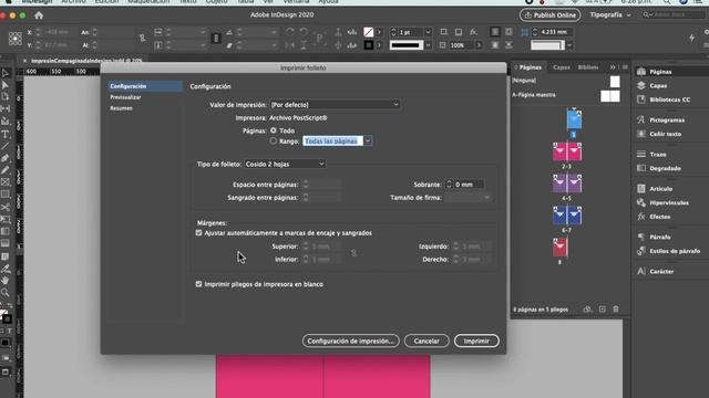 Compaginación o Imposición de folleto y revista en Indesign 2020 - Método Automatizado смотреть онлайн