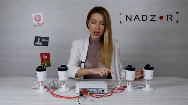Уличный комплект видеонаблюдения на 4 камеры от Dahua | IP Камера Dahua