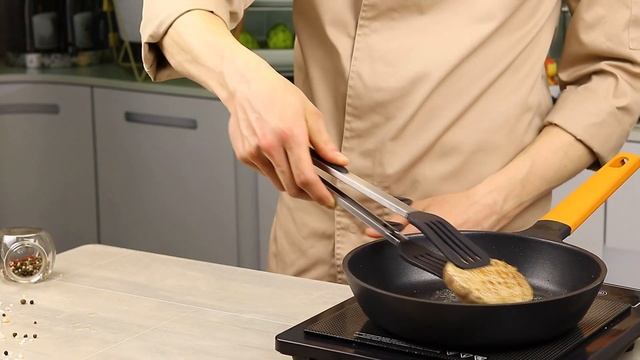 Кухонные щипцы до 220С. Щипцы кулинарные. Щипцы для кухни. Для переворачивания и салатов. смотреть онлайн