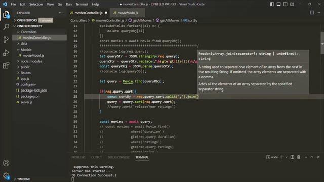 #77 Sorting result | Using MongoDB with Express| A Complete NODE JS Course смотреть онлайн