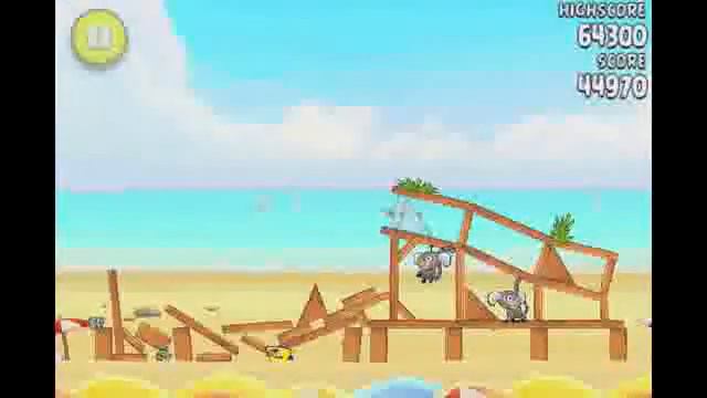 Angry Birds Rio Beach Volley Level 5-8 смотреть онлайн
