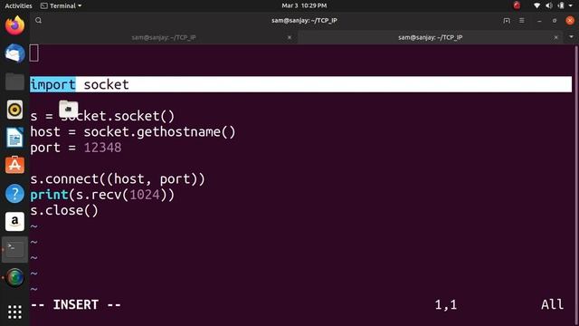 Socket Server and Client with Python смотреть онлайн