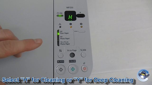 Canon Pixma MP250: How To Do Cleaning And Deep Cleaning Cycles
