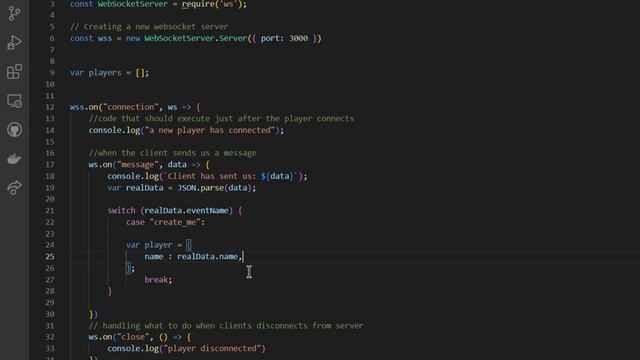 [ How To Make A Snake? Multiplayer Game ] | 3. Creating Player on Node Server | GameMaker Studio смотреть онлайн