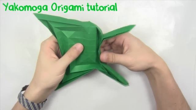 Origami jumping Frog - Yakomoga Origami tutorial