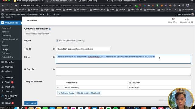Hướng Dẫn Tích Hợp Thanh Toán Ngân Hàng, Momo Bằng QR Vào Website WordPress Đơn Giản Nhất смотреть онлайн