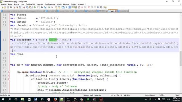 taller 3 punto 2 mongodb- cluster nodejs смотреть онлайн