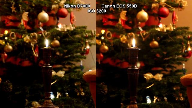 Nikon D7000 vs Canon EOS 550D - Low Light смотреть онлайн