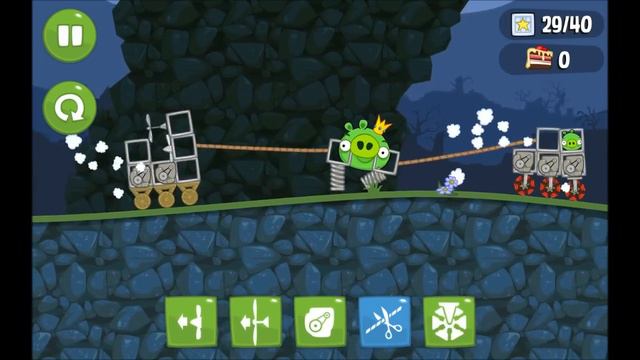 King Pig Learns to Walk in Bad Piggies! смотреть онлайн