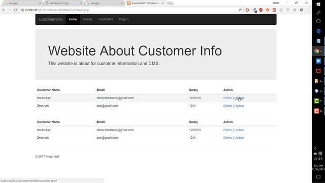 Full Lecture about Update, Delete and Show data in PHP | MySQL | Bootstrap | (URDU/HINDI) Part 2 смотреть онлайн