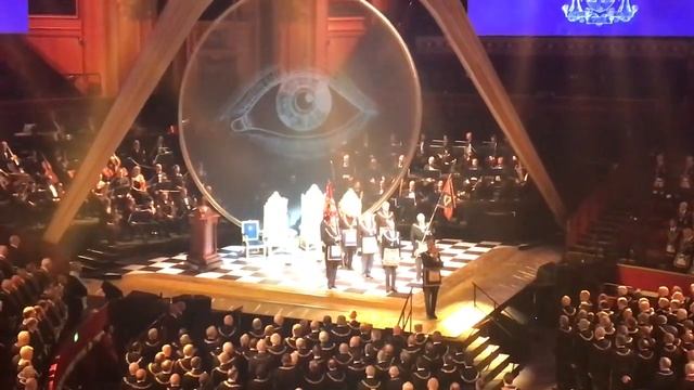 31.10.2017. Англия, Лондон. Празднование 300 летия Объединённой Великой Ложи Англии. смотреть онлайн