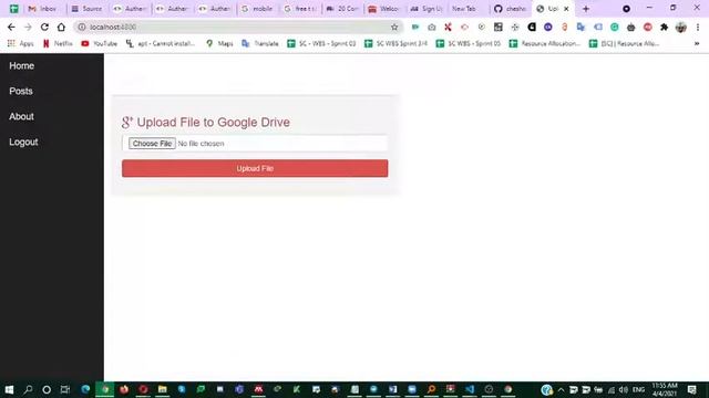 OAuth 2 0 demonstrate with Google Drive API смотреть онлайн