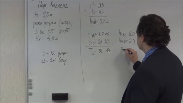 русские таблицы приливов, обратная задача №8 смотреть онлайн