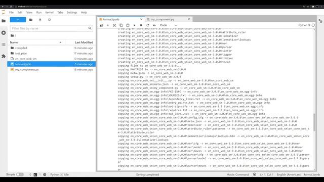 How to package a spacy model with custom component or factory смотреть онлайн