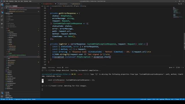 NestJS Error Handling Logging and Validation Best Practices смотреть онлайн