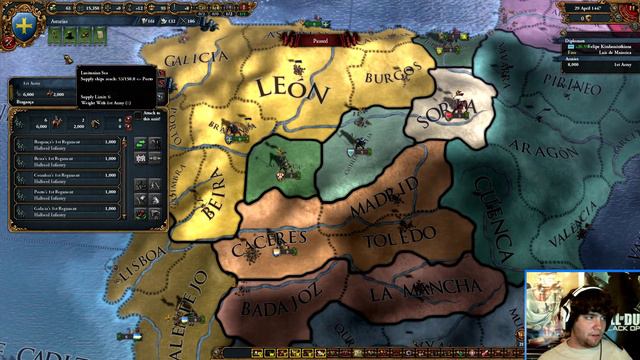 Europa Universalis 4 Asturias "A Strange World" EP:1 [Custom Nation][Random World] смотреть онлайн