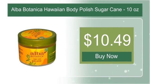 Alba Botanica Hawaiian Body Polish Sugar Cane - 10 oz смотреть онлайн