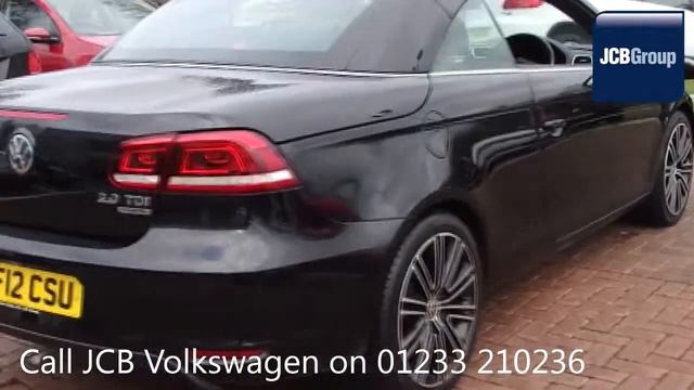 GF12CSU Volkswagen Eos 2.0 TDi Exclusive BlueMotion DSG Cabriolet 2l JCB VW ASHFORD смотреть онлайн