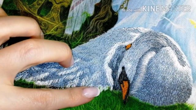 Вышивка гладью. Набор от Panna Живая картина ЖК-2072. Живой процесс вышивки. Часть 2 смотреть онлайн