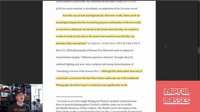 Warhol's Prince Prints are not Fair Use (Warhol v. Goldsmith) смотреть онлайн