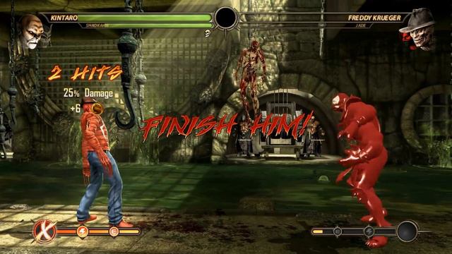 Mortal Kombat Komplete Edition - Iron Spider Kintaro & Deadpool Shao Kahn Tag Ladder Playthrough смотреть онлайн