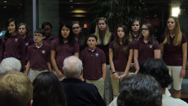 Peachtree Academy students sing "Christmas Time is Near." смотреть онлайн