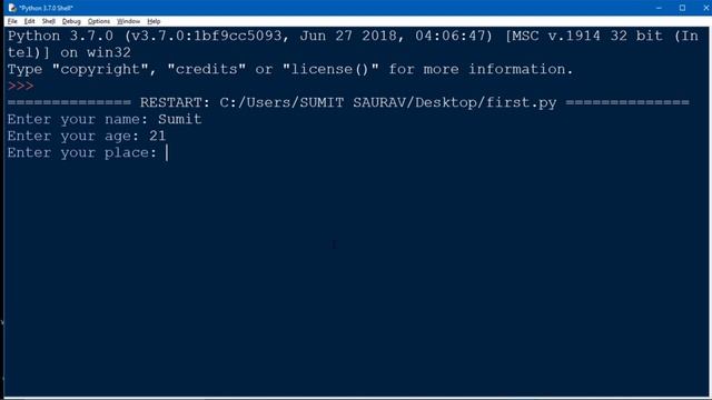 6. CREATE PYTHON EXECUTABLE FILE - SUMIT SINHA смотреть онлайн