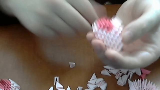 3D origami flower tutorial (model1) смотреть онлайн
