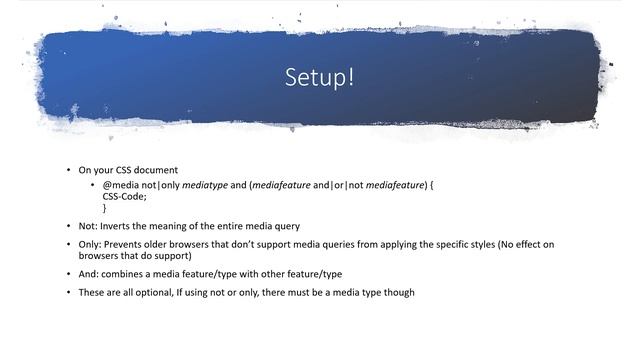 CSS Media Queries смотреть онлайн