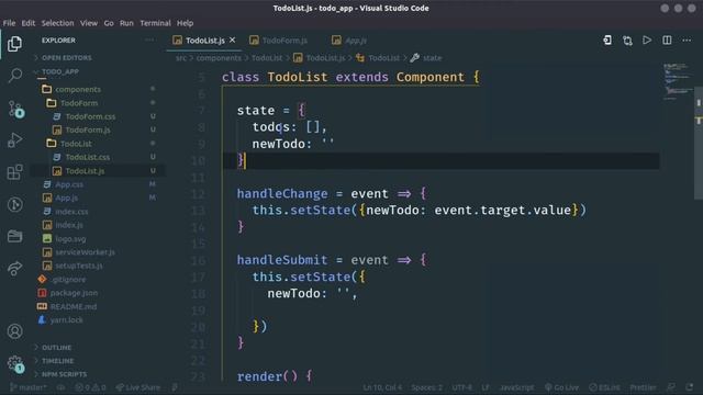#04 - (React.js Todo App) handle Submit Form смотреть онлайн