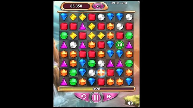 Facebook Bejeweled Blitz 2 OmegaCubes + Pinch in a Game No Boosts! смотреть онлайн