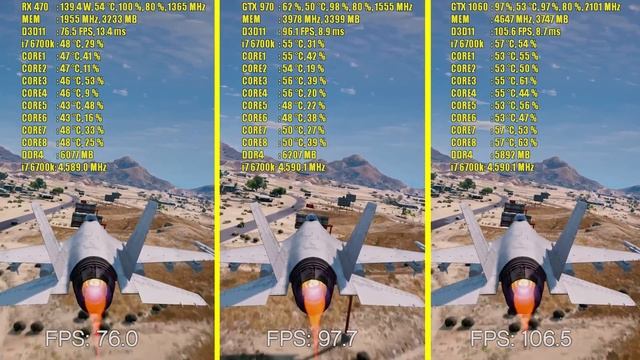 GTA 5 Redux GTX 1060 6GB OC - RX 470 4GB OC - GTX 970 OC | 1080p | FRAME-RATE TEST COMPARISON смотреть онлайн