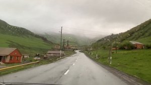 Дорога на Цей-Лоамский перевал Республика Ингушетия май 2022