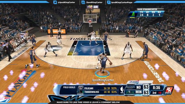 NBA 2K14 My Career Mode PS4 Playoffs SFG4 - IpodKingCarter Turns Super Saiyan! | iPodKingCarter смотреть онлайн