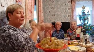 ПОЗДРАВЛЯЕМ ДОРОГОГО ДЕДУШКУ!!! ЗАСТОЛЬЕ У ОЛЕСИ АНДРЕЕВНЫ!!!