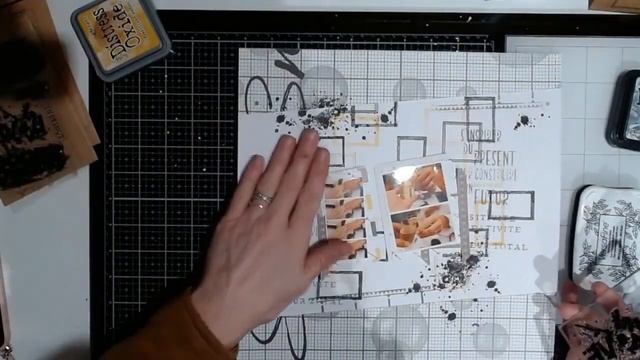 SCRAPBOOKING Inspiration SKETCH , page DEBUTANT facile à réaliser Comment faire une page de srap смотреть онлайн