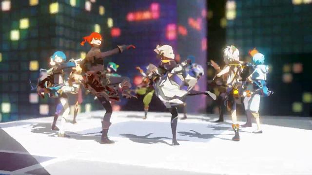 【MMD genshin impact】all the men of Teyvat | 「Get Down/Geddan」 смотреть онлайн