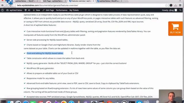 wpDataTables WordPress Tables and Charts Plugin Features Overview смотреть онлайн