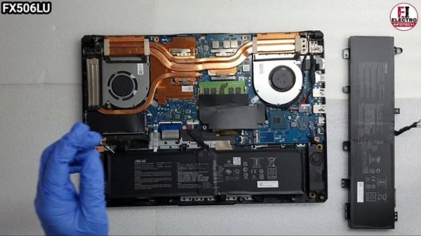 How To Replace Battery ASUS TUF F15 FX506LU/Disassembly And Assembly